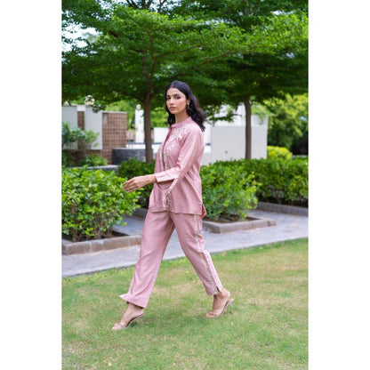 MINSH Crimson Pink Co-Ord (Set of 2)