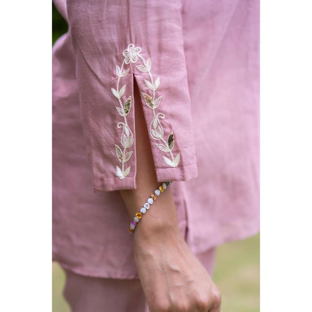 MINSH Crimson Pink Co-Ord (Set of 2)