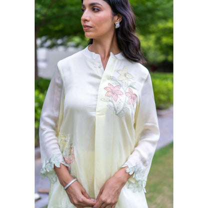 MINSH Limon Yellow Top With Palazzo (Set of 2)