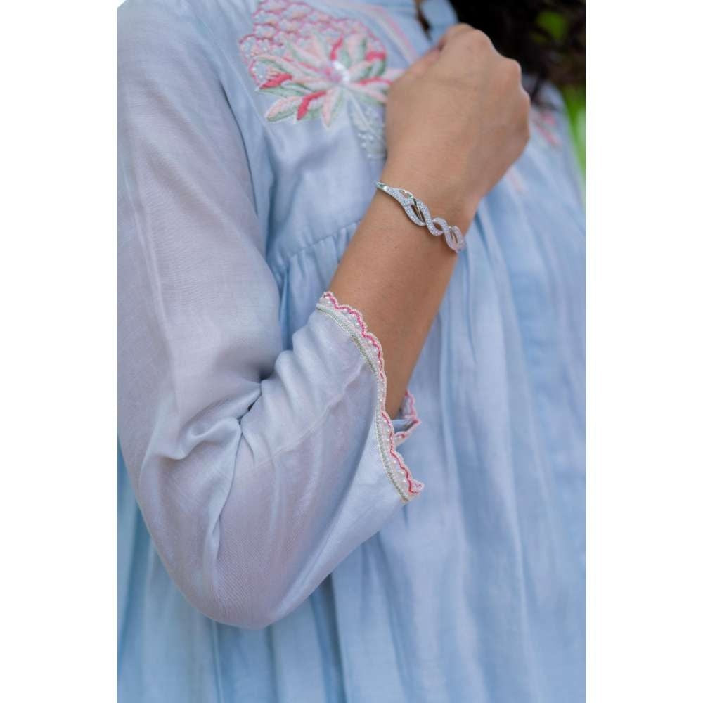 MINSH Morning Dew Blue Co-Ord (Set of 2)