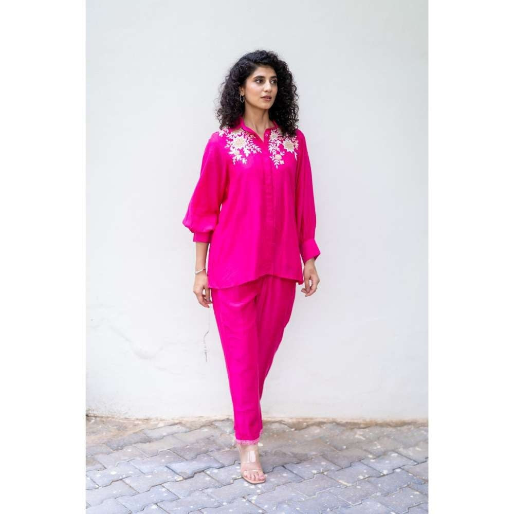 MINSH Magenta Pop Pink Co-Ord (Set of 2)