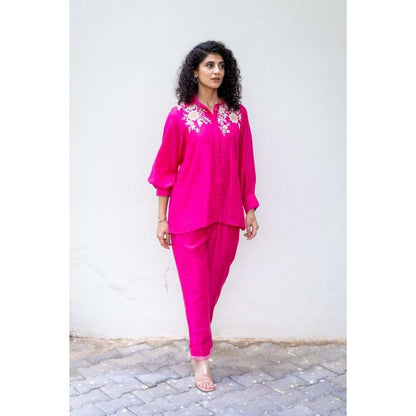 MINSH Magenta Pop Pink Co-Ord (Set of 2)