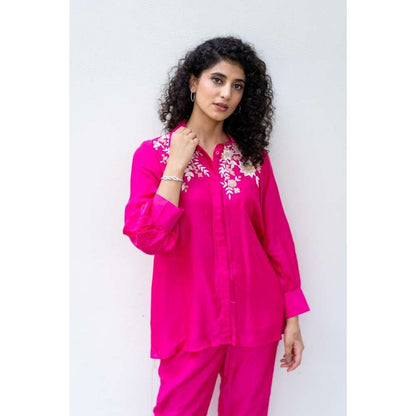 MINSH Magenta Pop Pink Co-Ord (Set of 2)