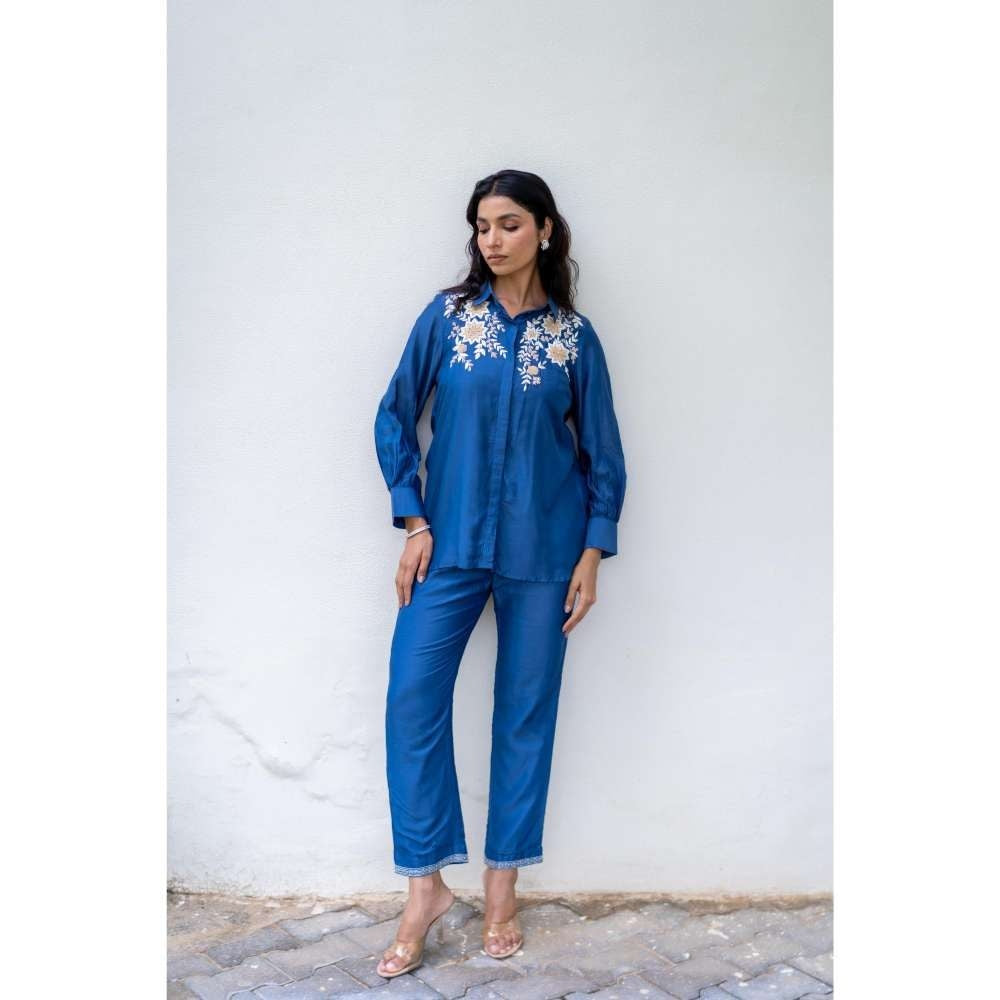 MINSH Cobalt Spark Blue Co-Ord (Set of 2)