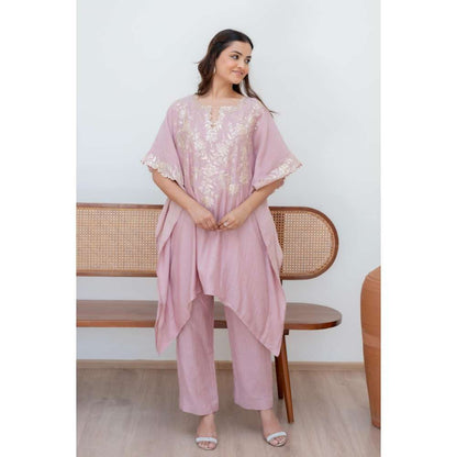 MINSH Pink Bahar Kaftan with Pant