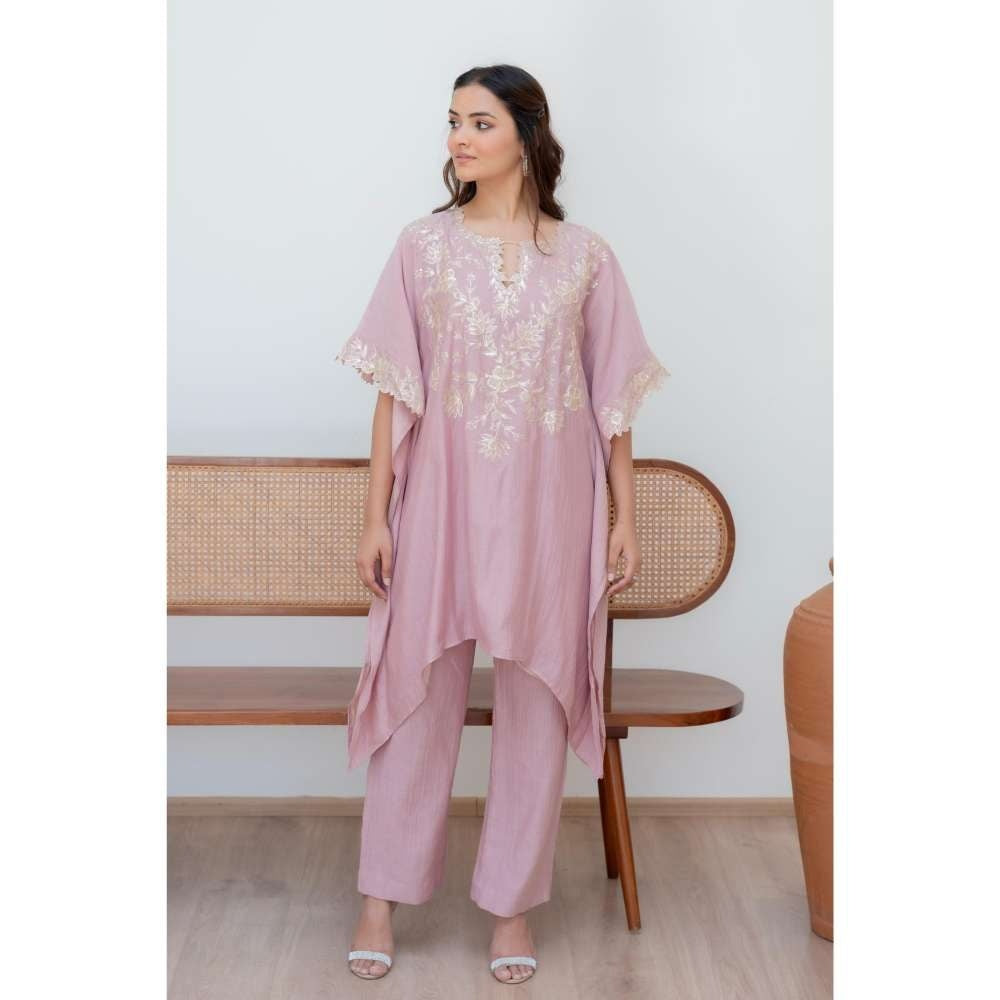 MINSH Pink Bahar Kaftan with Pant