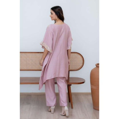 MINSH Pink Bahar Kaftan with Pant