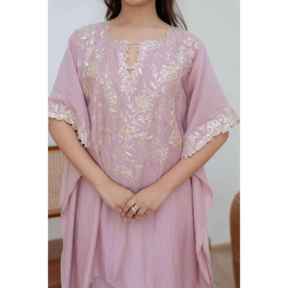 MINSH Pink Bahar Kaftan with Pant