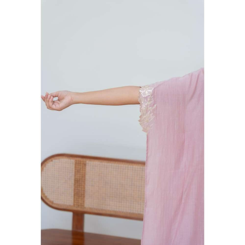 MINSH Pink Bahar Kaftan with Pant