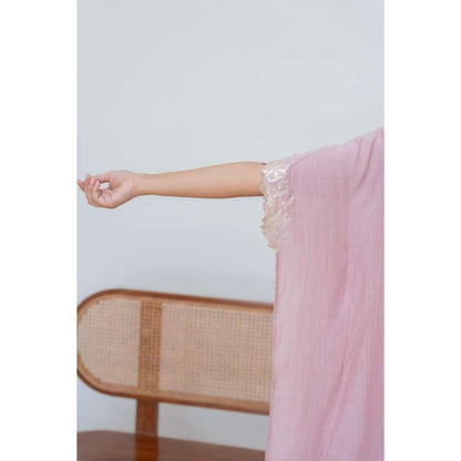 MINSH Pink Bahar Kaftan with Pant