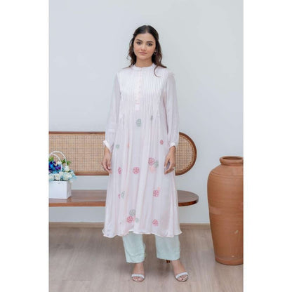 MINSH White Blush Kurta with Pant