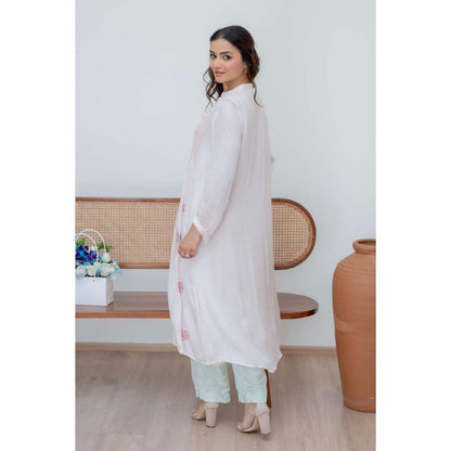 MINSH White Blush Kurta with Pant