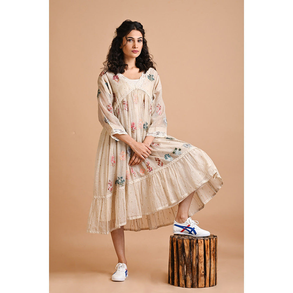 MITYAN Dragon Plant Dress with Inner (Set of 2)