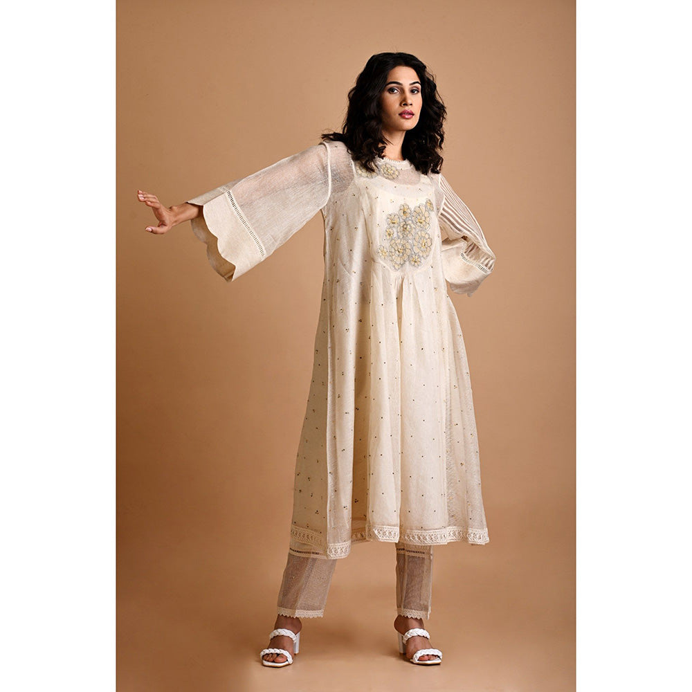 MITYAN Amarnth Kurta with Inner (Set of 2)