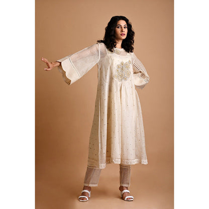 MITYAN Amarnth Kurta with Inner (Set of 2)