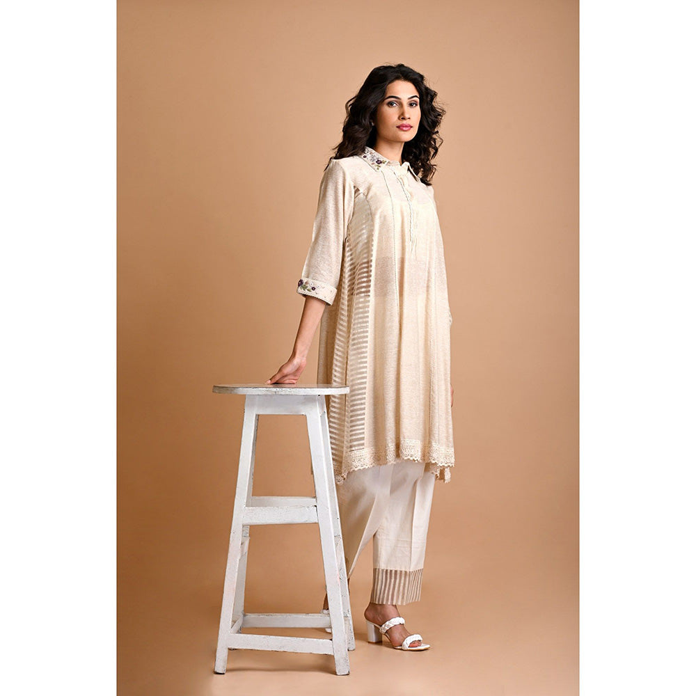 MITYAN Bugloss Kurta with Inner (Set of 2)