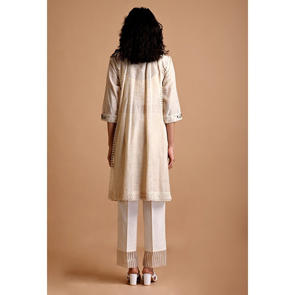 MITYAN Bugloss Kurta with Inner (Set of 2)