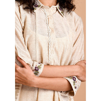 MITYAN Bugloss Kurta with Inner (Set of 2)