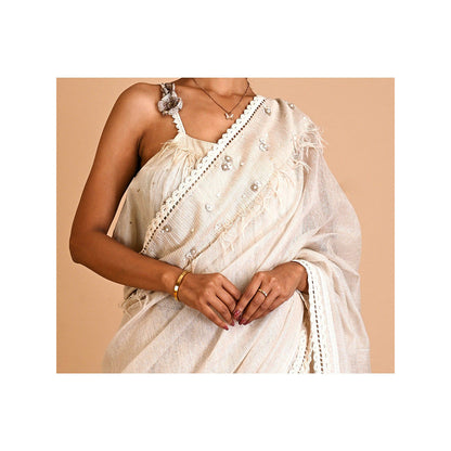 MITYAN Sunflower Lehenga Saree with Stitched Blouse