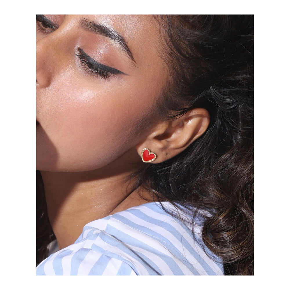 MNSH Red Heart Studs