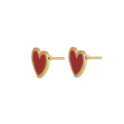MNSH Red Heart Studs