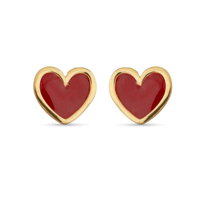 MNSH Red Heart Studs
