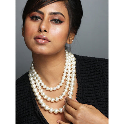 MNSH 3 Layer Pearl Necklace