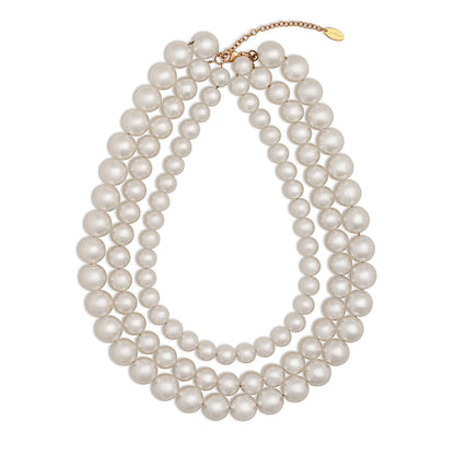 MNSH 3 Layer Pearl Necklace