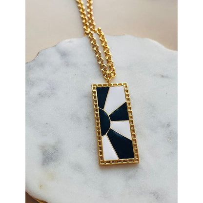 MNSH Ray Black Pendant