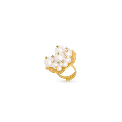 MNSH Round Pearl Ring
