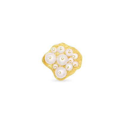 MNSH Round Pearl Ring