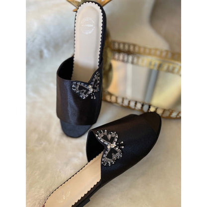 Modanta Black Butterfly Flats
