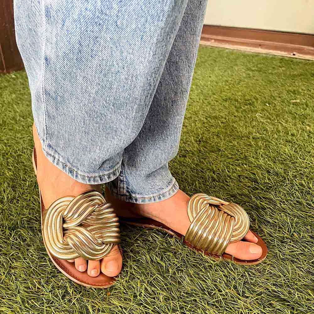Modanta Brown Infinity Flats