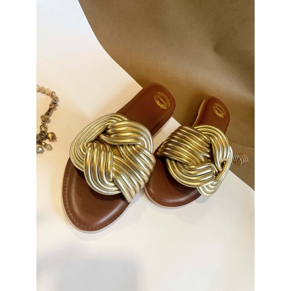 Modanta Brown Infinity Flats