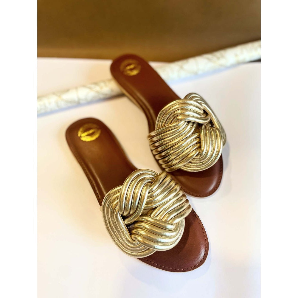 Modanta Brown Infinity Flats