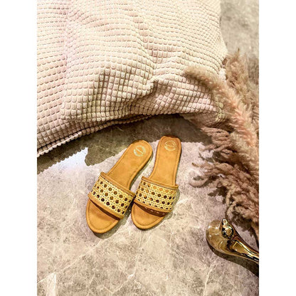 Modanta Beige Cane Sliders