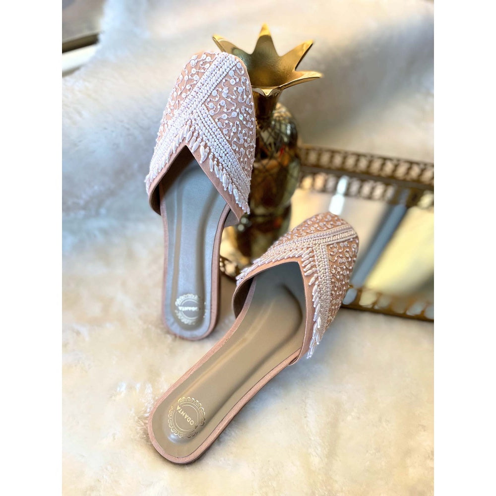 Modanta Peach Pearl Mules