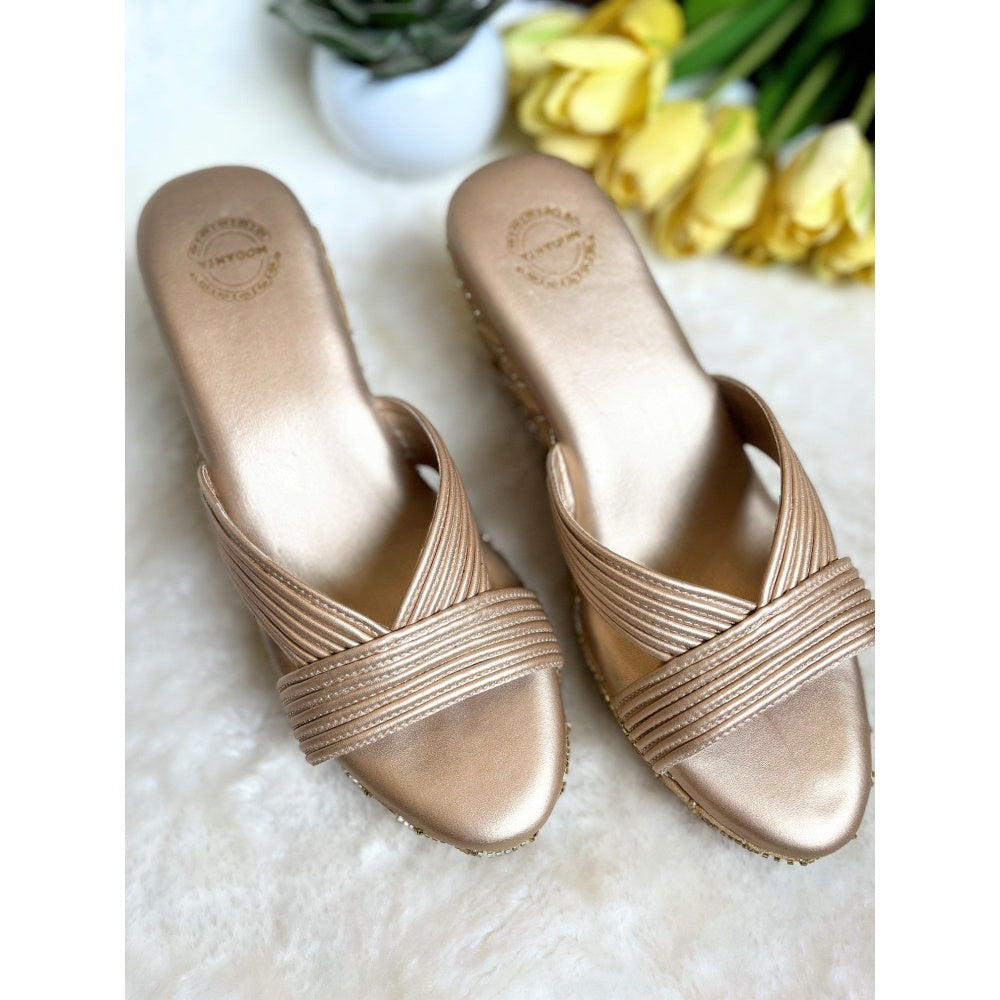 Modanta Gold Checks Wedges