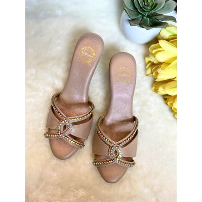 Modanta Diamond Rose Gold Wedges