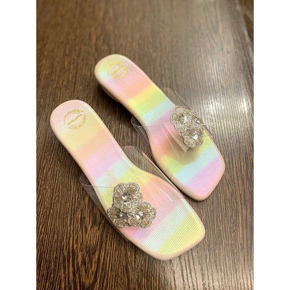 Modanta Flower Rainbow Heels