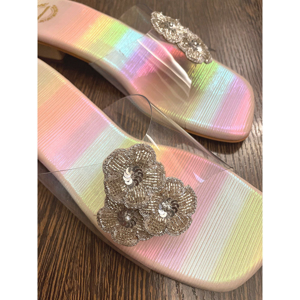 Modanta Flower Rainbow Heels