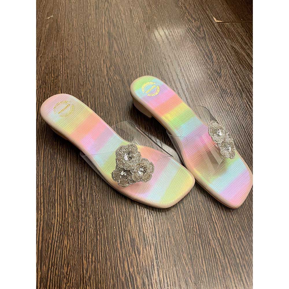 Modanta Flower Rainbow Heels