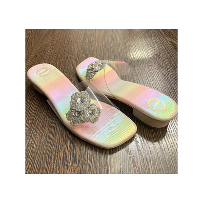 Modanta Flower Rainbow Heels