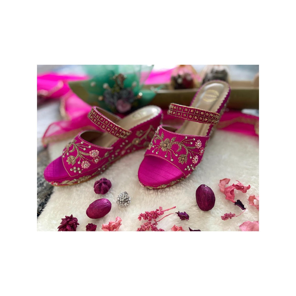 Modanta Fuchsia Pink Wedges