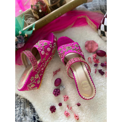 Modanta Fuchsia Pink Wedges