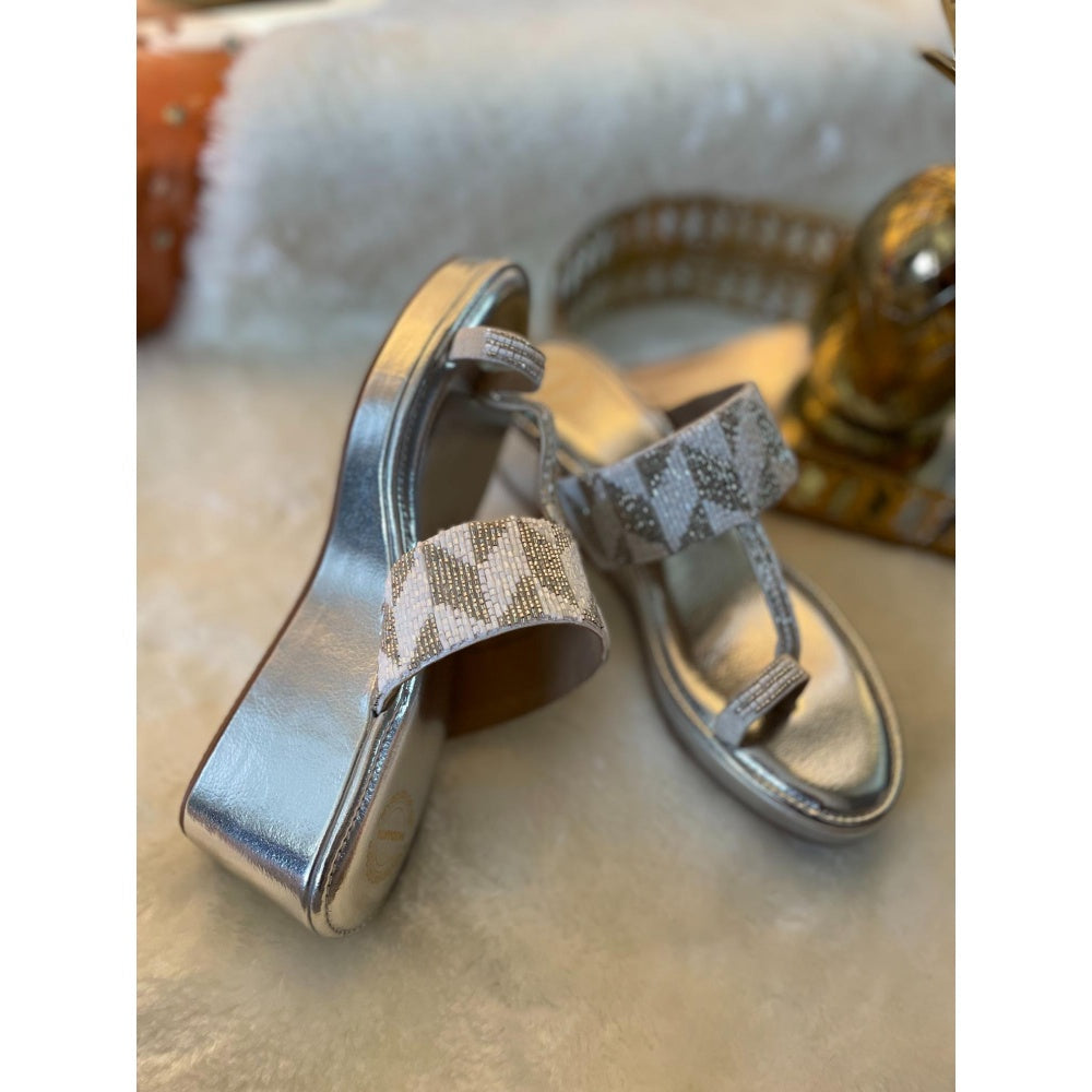 Modanta Women Gold Wedges