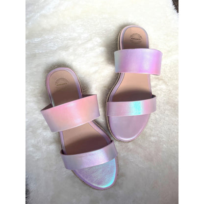 Modanta Women Purple Sandals