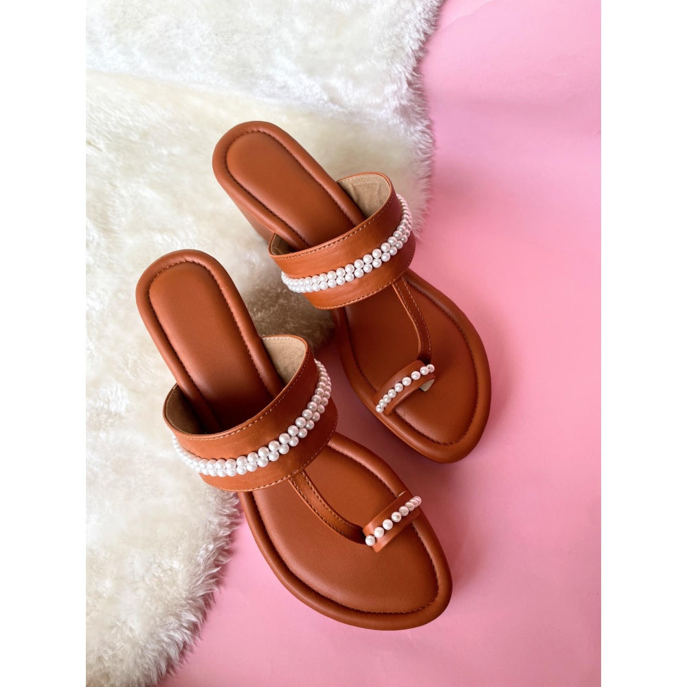 Modanta Tan Pearl Kolhapuris