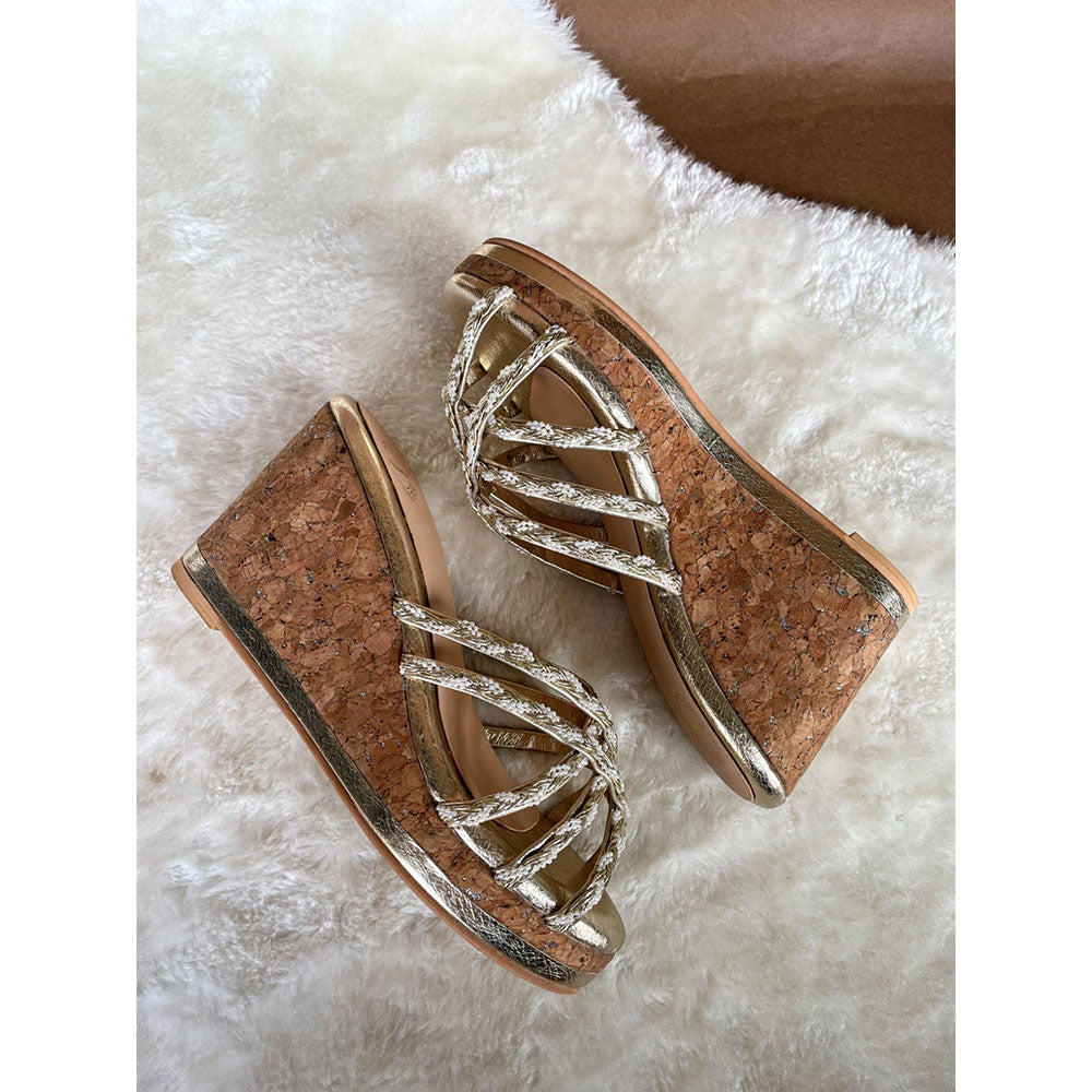 Modanta Gold Lace Wedges