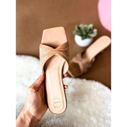 Modanta Tan Jute Heels